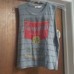 Campbells soup graphic tank